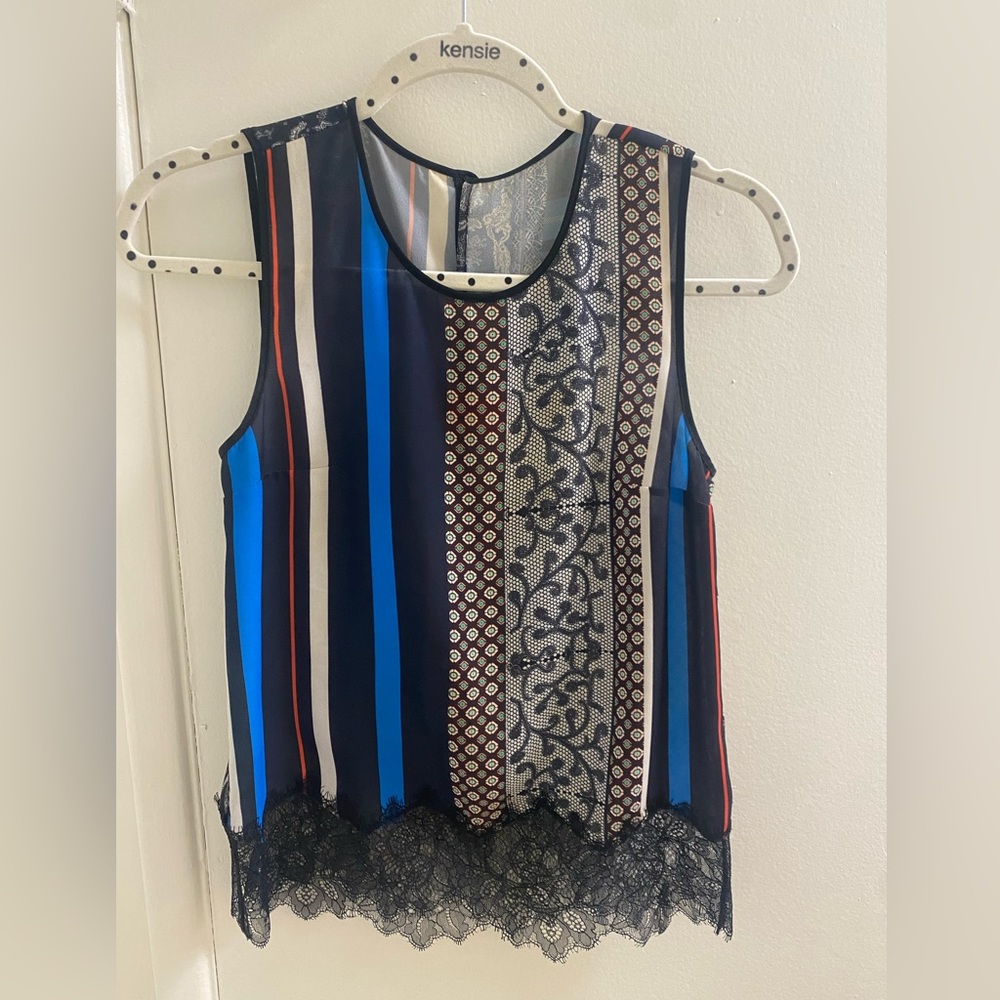 Clover Canyon Top with Lace - Size XS